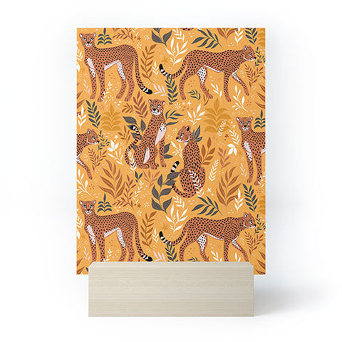 Avenie Cheetah Summer Collection II Mini Art Print