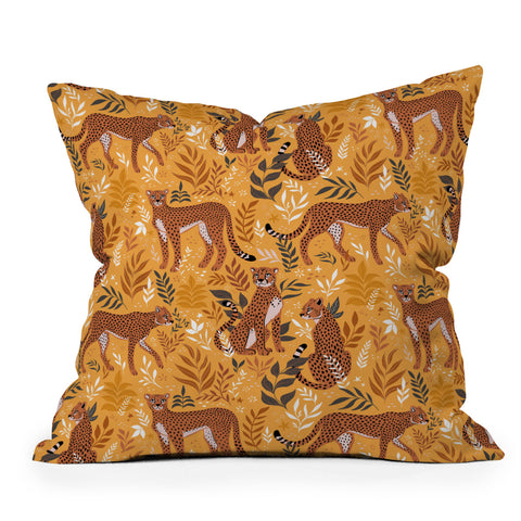Avenie Cheetah Summer Collection II Throw Pillow