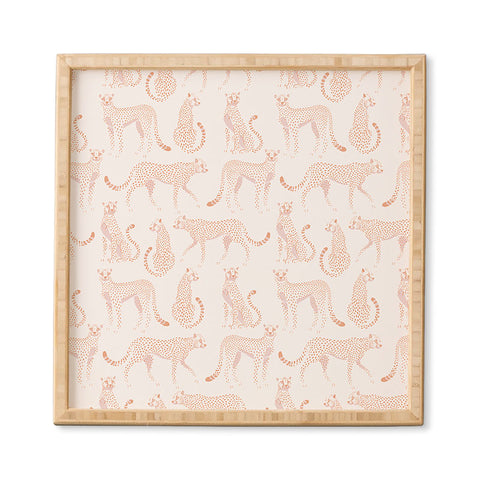 Avenie Cheetah Summer Collection III Framed Wall Art