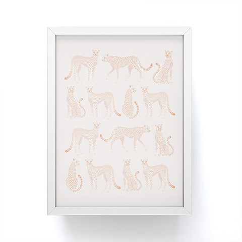 Avenie Cheetah Summer Collection III Framed Mini Art Print