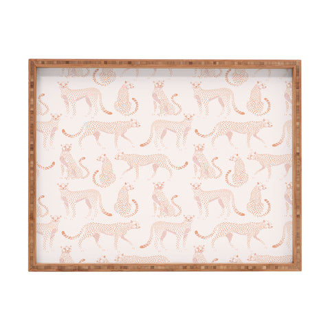 Avenie Cheetah Summer Collection III Rectangular Tray