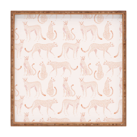 Avenie Cheetah Summer Collection III Square Tray