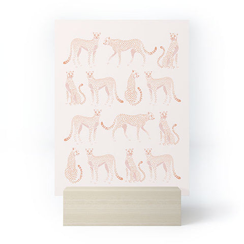 Avenie Cheetah Summer Collection III Mini Art Print