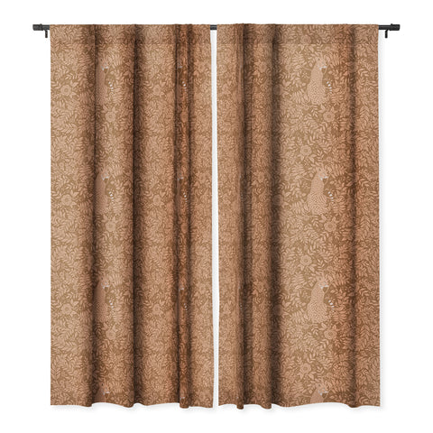 Avenie Cheetah Summer Collection IX Blackout Window Curtain