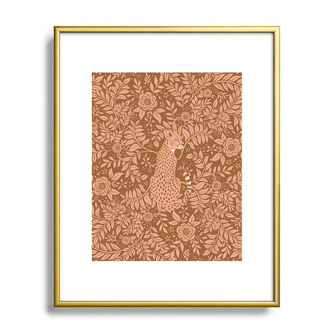 Avenie Cheetah Summer Collection IX Metal Framed Art Print