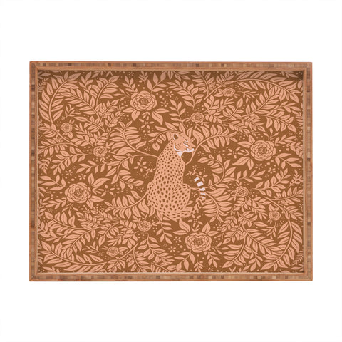 Avenie Cheetah Summer Collection IX Rectangular Tray