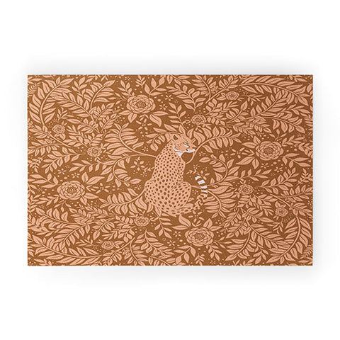 Avenie Cheetah Summer Collection IX Welcome Mat