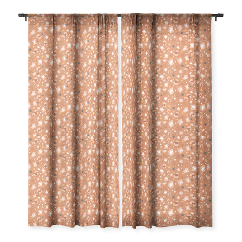 Avenie Cheetah Summer Collection VIII Sheer Window Curtain