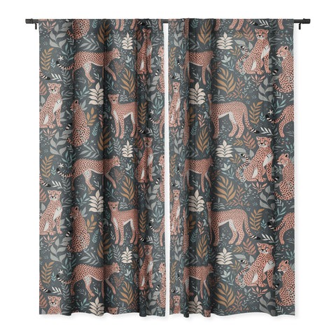 Avenie Cheetah Winter Collection I Blackout Non Repeat