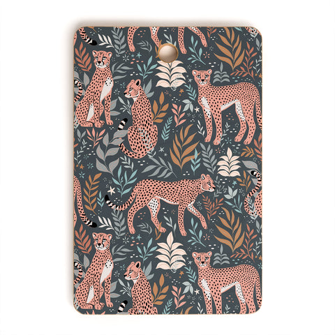 Avenie Cheetah Winter Collection I Cutting Board Rectangle