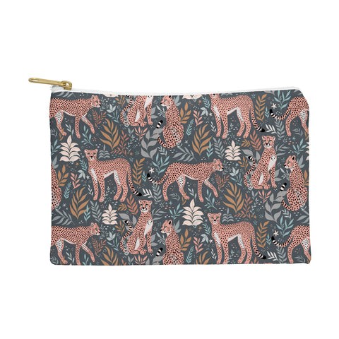 Avenie Cheetah Winter Collection I Pouch
