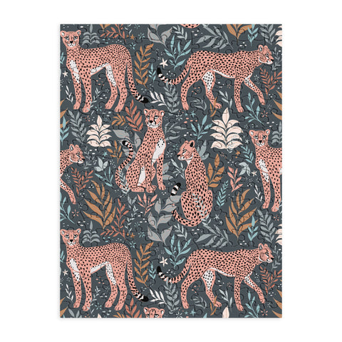 Avenie Cheetah Winter Collection I Puzzle