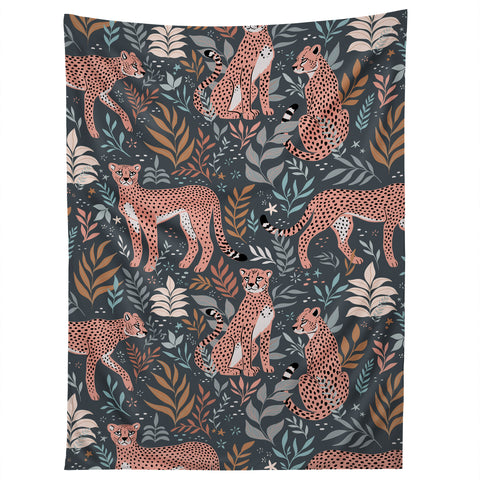 Avenie Cheetah Winter Collection I Tapestry