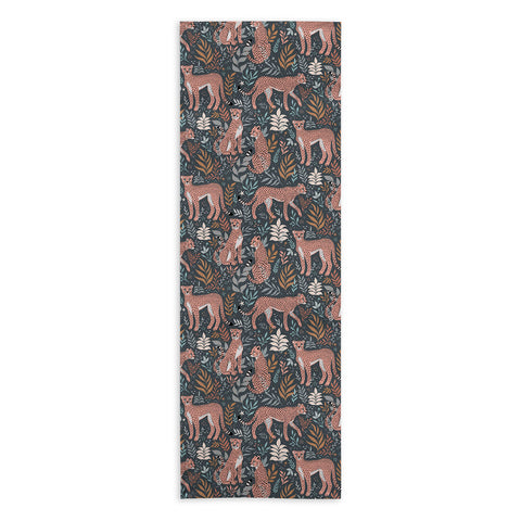 Avenie Cheetah Winter Collection I Yoga Towel