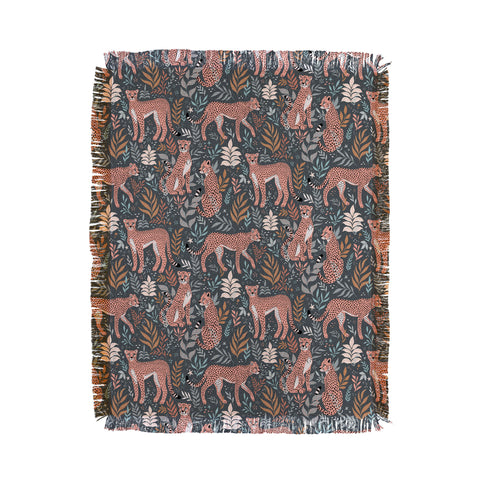Avenie Cheetah Winter Collection I Throw Blanket