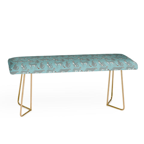 Avenie Cheetah Winter Collection II Bench