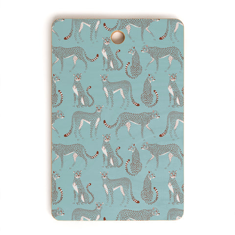 Avenie Cheetah Winter Collection II Cutting Board Rectangle