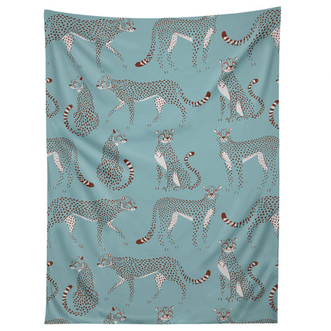 Avenie Cheetah Winter Collection II Tapestry