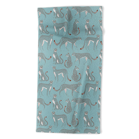 Avenie Cheetah Winter Collection II Beach Towel