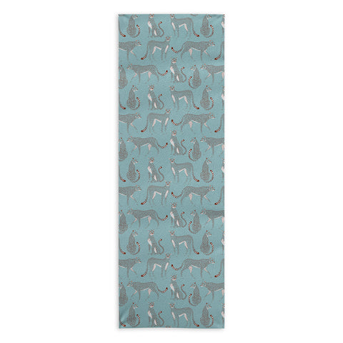 Avenie Cheetah Winter Collection II Yoga Towel