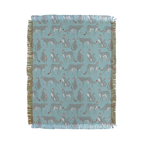 Avenie Cheetah Winter Collection II Throw Blanket