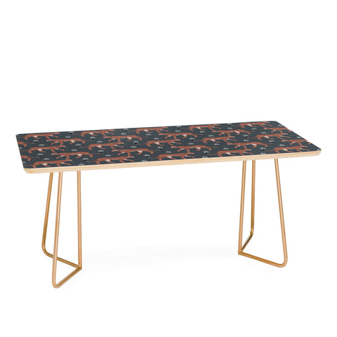 Avenie Cheetah Winter Collection III Coffee Table