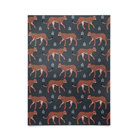 Avenie Cheetah Winter Collection III Poster
