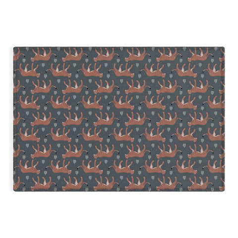 Avenie Cheetah Winter Collection III Outdoor Rug