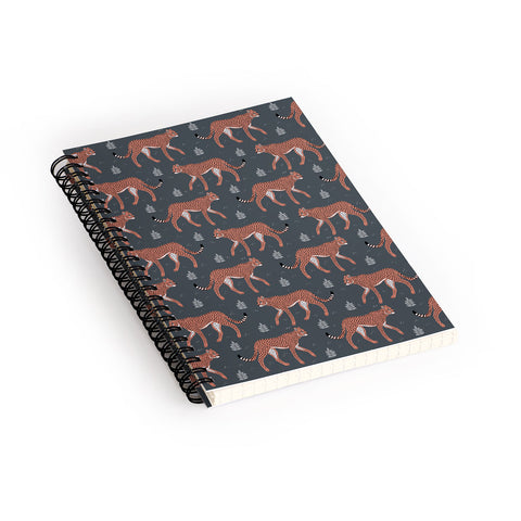 Avenie Cheetah Winter Collection III Spiral Notebook