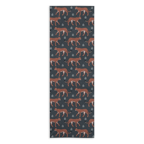 Avenie Cheetah Winter Collection III Yoga Towel