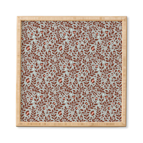 Avenie Cheetah Winter Collection IV Framed Wall Art