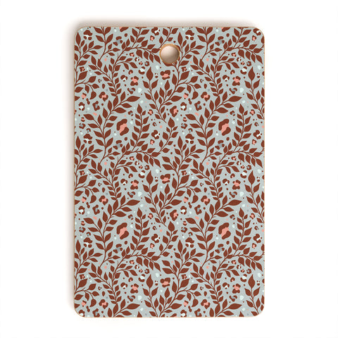 Avenie Cheetah Winter Collection IV Cutting Board Rectangle