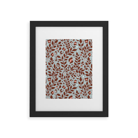 Avenie Cheetah Winter Collection IV Framed Art Print