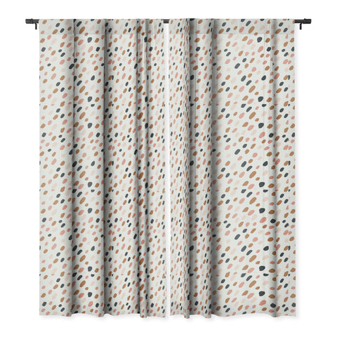 Avenie Cheetah Winter Collection VI Blackout Window Curtain
