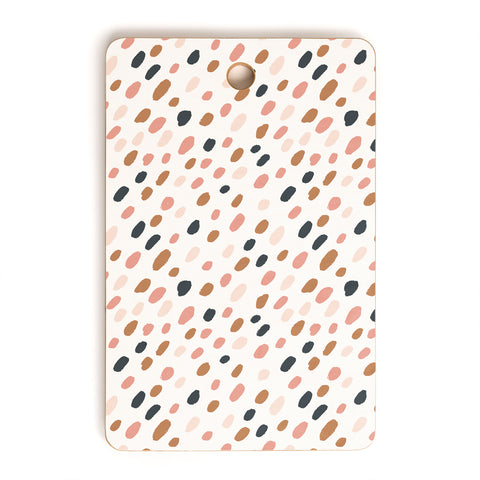 Avenie Cheetah Winter Collection VI Cutting Board Rectangle