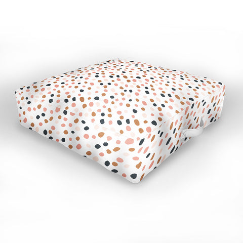 Avenie Cheetah Winter Collection VI Outdoor Floor Cushion