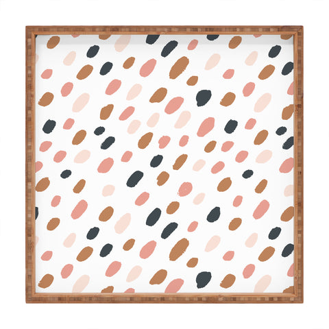 Avenie Cheetah Winter Collection VI Square Tray