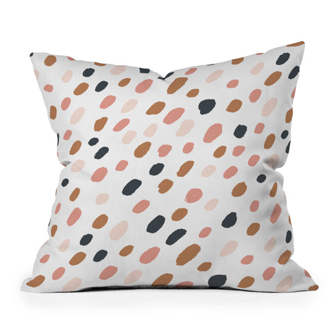 Avenie Cheetah Winter Collection VI Throw Pillow