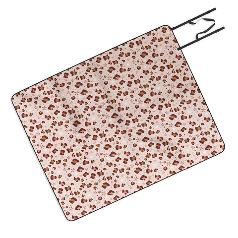 Avenie Cheetah Winter Collection VII Picnic Blanket