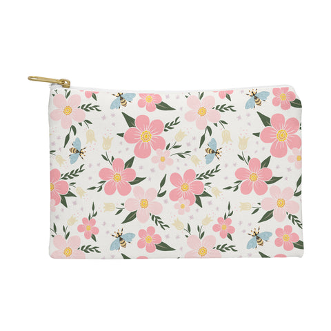 Avenie Cherry Blossom Spring Garden Pouch