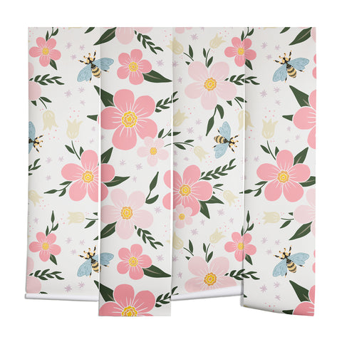 Avenie Cherry Blossom Spring Garden Wall Mural