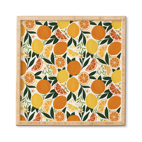 Avenie Citrus Fruits Framed Wall Art
