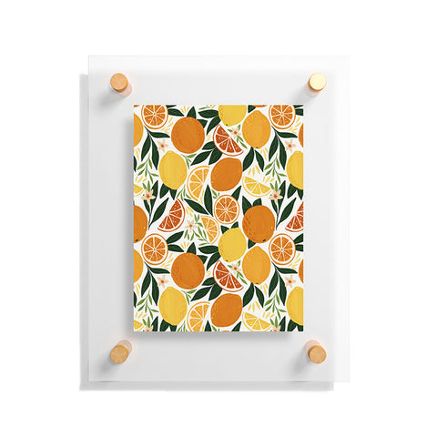Avenie Citrus Fruits Floating Acrylic Print