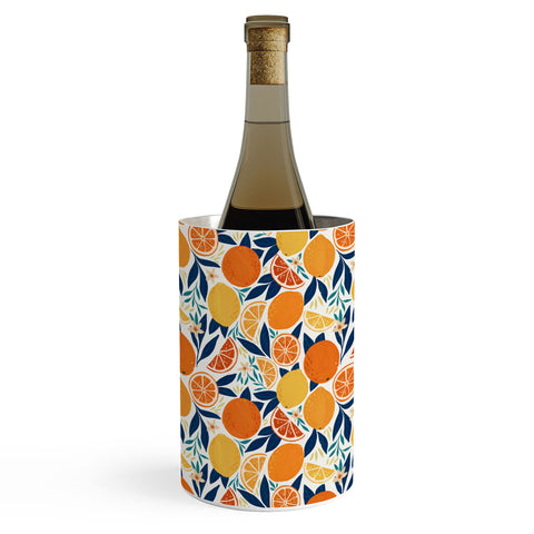 Avenie Citrus Fruits Blue Wine Chiller