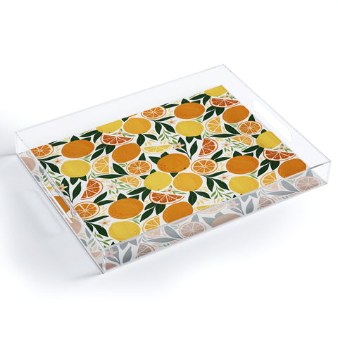 Avenie Citrus Fruits Acrylic Tray
