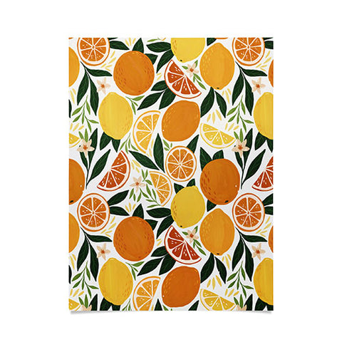 Avenie Citrus Fruits Poster