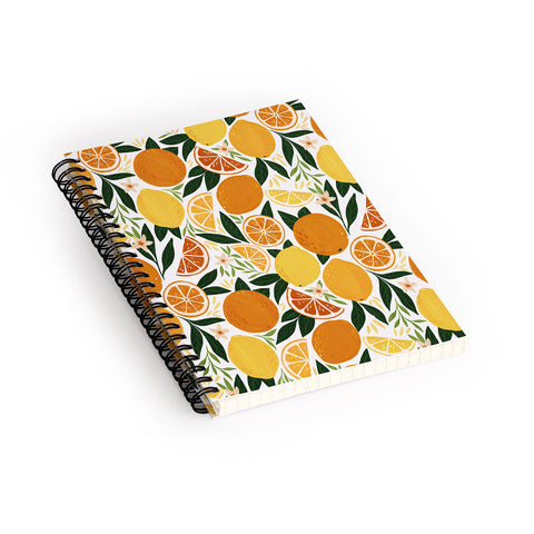 Avenie Citrus Fruits Spiral Notebook