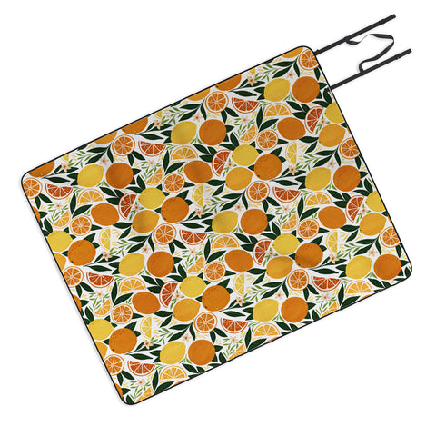 Avenie Citrus Fruits Picnic Blanket