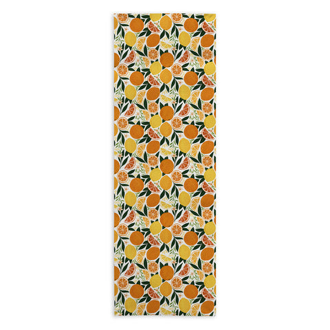 Avenie Citrus Fruits Yoga Towel