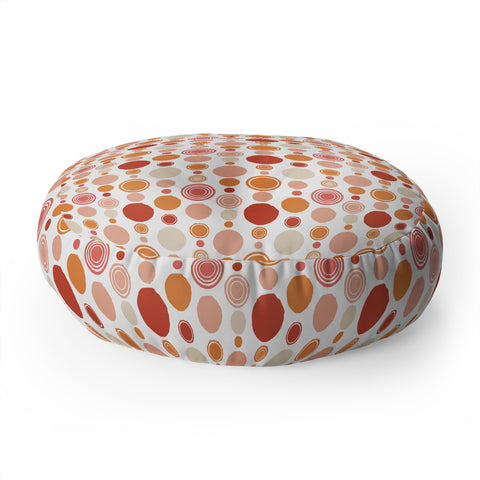 Avenie Concentric Circle Pattern Floor Pillow Round